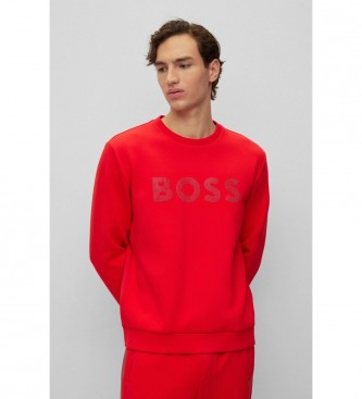 BOSS Sweat-shirt  coupe dcontracte rouge