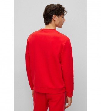 BOSS Sweat-shirt  coupe dcontracte rouge