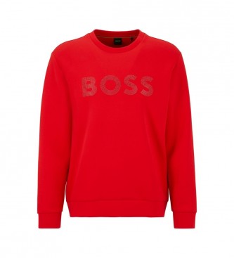 BOSS Relaxed Fit Sweatshirt rood