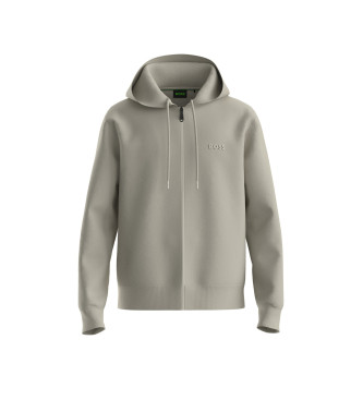 BOSS Uitgezakte beige sweater