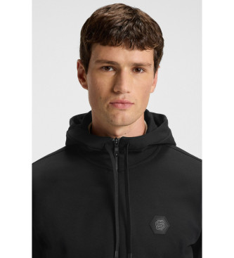 BOSS Sudadera Saggy Future negro