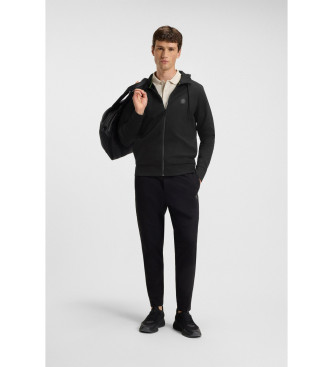 BOSS Sudadera Saggy Future negro