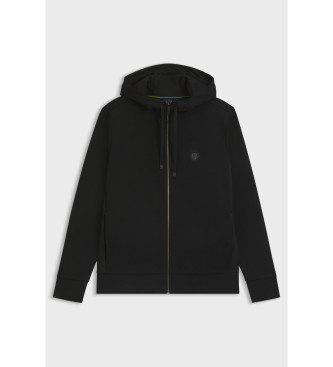BOSS Sudadera Saggy Future negro