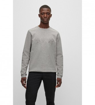 BOSS Salbo Iconic sweatshirt gray ESD Store fashion footwear