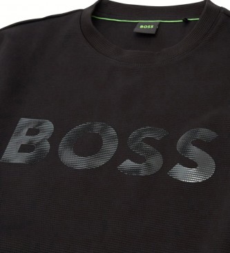 BOSS Salbo Mirror sweat-shirt noir