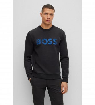 BOSS Sweatshirt Salbo svart