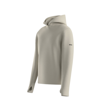 BOSS SW Active HD-sweatshirt i beige
