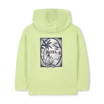 BOSS Sudadera Con Capucha verde