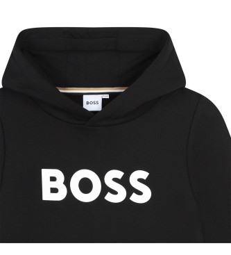 BOSS Sweatshirt Stil svart