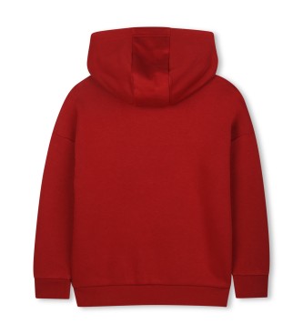 BOSS Sudadera Cuadrado rojo