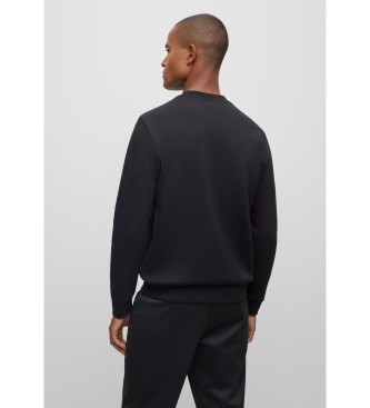 BOSS Sweater Salbo Design zwart
