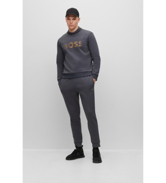 BOSS Sweatshirt Salbo grijs