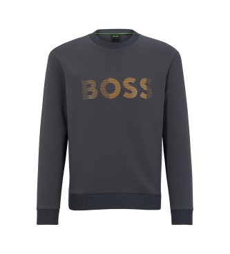 BOSS Sweatshirt Salbo grijs