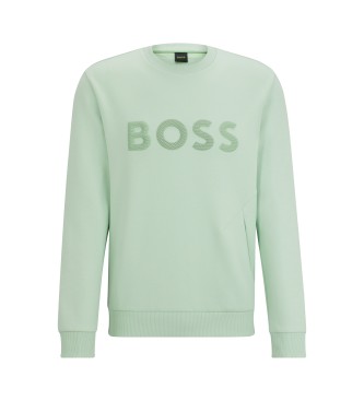 BOSS Sweater Salbo groen