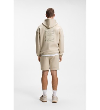 BOSS Globe beige Sweatshirt