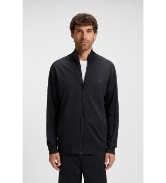 BOSS Sweatshirt Regular Fit Jacquard Guateado Navy