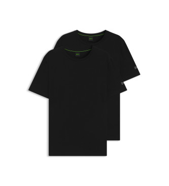 BOSS Pack 2 Basic T-shirts svart