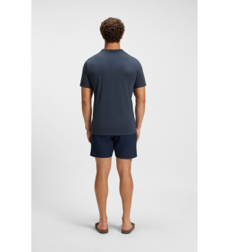 BOSS Majica Rn navy