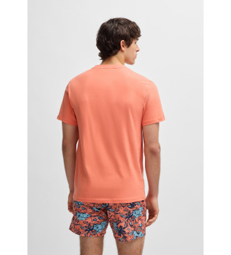 BOSS Camiseta Rn naranja