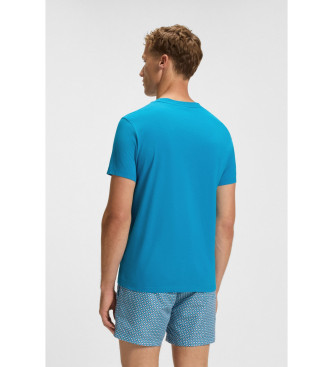 BOSS T-shirt RN turquesa