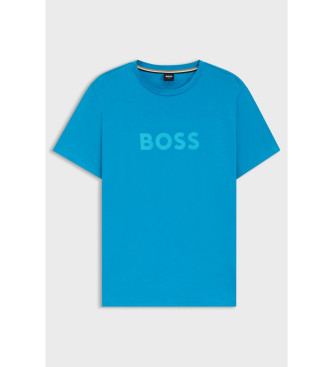 BOSS T-shirt RN turquesa