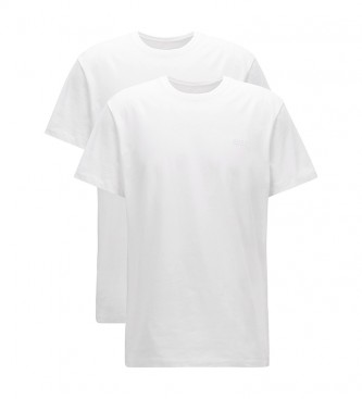 BOSS Lot de 2 T-shirts RN CO blanc
