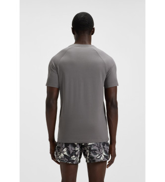 BOSS Camiseta Slim Fit gris