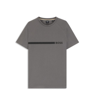 BOSS Camiseta Slim Fit gris