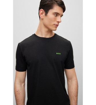 BOSS Pacote 2 T-shirts Algodo Esticado cinzento, preto