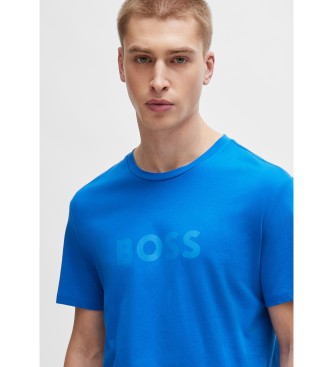 BOSS Rn T-shirt blauw