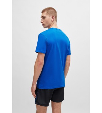 BOSS Rn T-shirt blauw