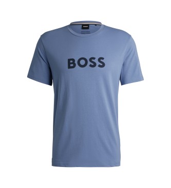 BOSS RN-T-Shirt blau