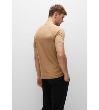 BOSS RN T-shirt Slim Fit 10217081 01 beige