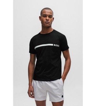 BOSS RN Slim Fit T-shirt noir
