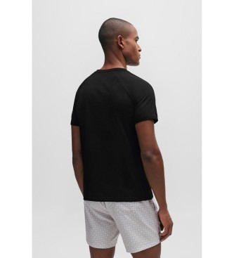 BOSS RN Slim Fit T-shirt noir