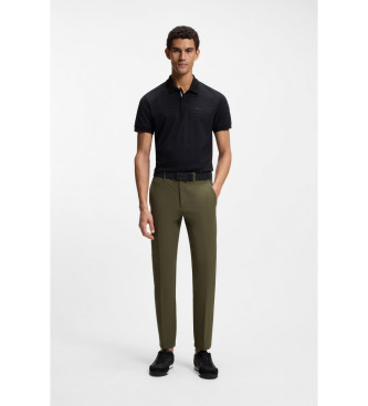 BOSS Pantaloni slim verdi da pendolare