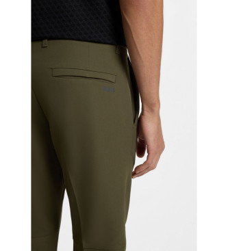 BOSS Pantaloni slim verdi da pendolare