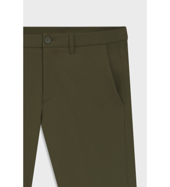 BOSS Pantaloni slim verdi da pendolare