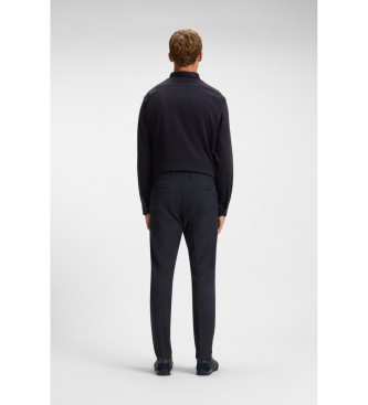 BOSS Pantalon slim marine