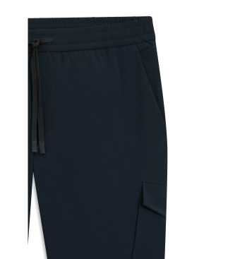 BOSS Pantaloni cargo leggeri blu navy Urbanex