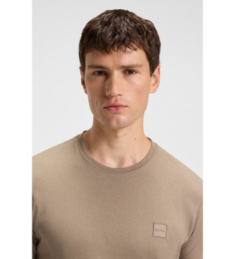 BOSS T-shirtales bruin