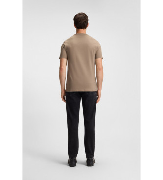 BOSS T-shirtales bruin