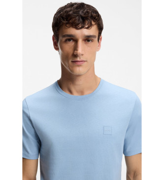 BOSS Camiseta Punto Aplique azul