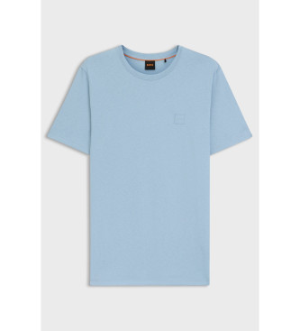 BOSS Camiseta Punto Aplique azul