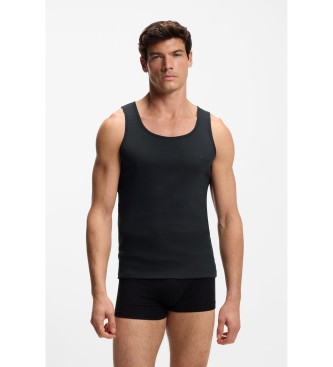 BOSS T-shirt Pack 3 coton c�tel� noir, blanc