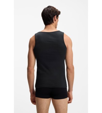 BOSS T-shirt Pack 3 coton c�tel� noir, blanc