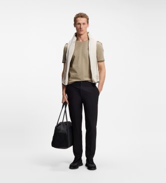 BOSS Taupefarbenes Taul-Shirt