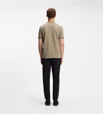 BOSS Taupefarbenes Taul-Shirt