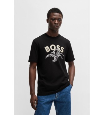 BOSS Camiseta Bossfish negro