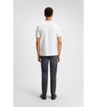 BOSS Camiseta Punto Estampado blanco